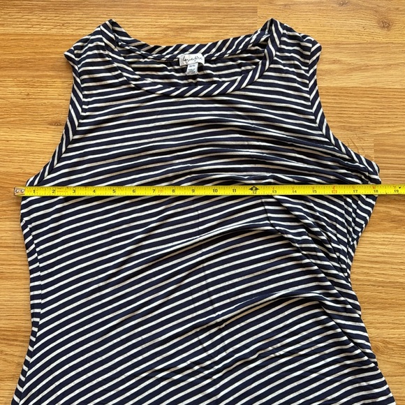 Blue and white striped dress - size XL - Picture 5 of 6